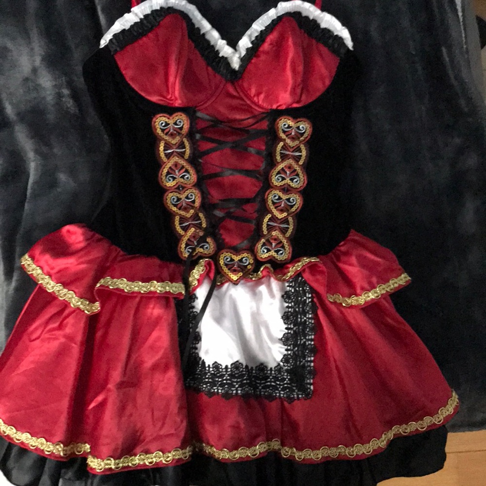 Little red riding hood costume.